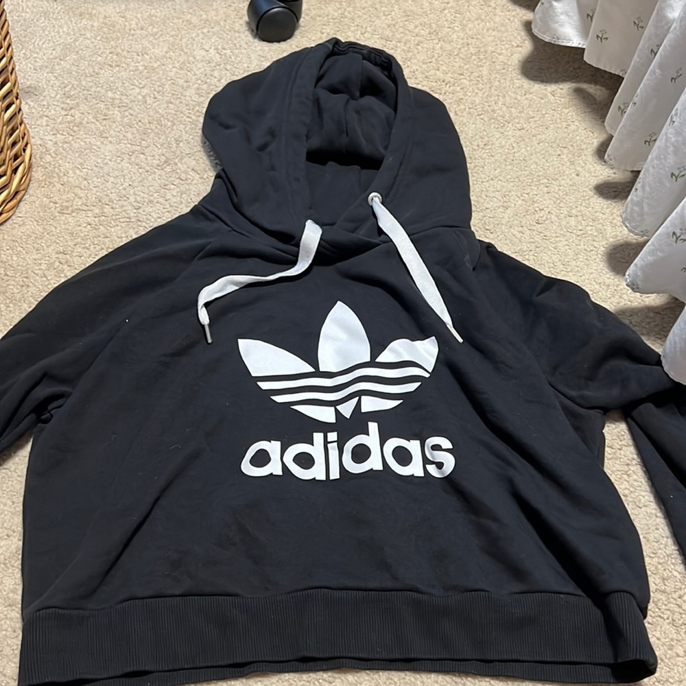 Adidas crop hoodie